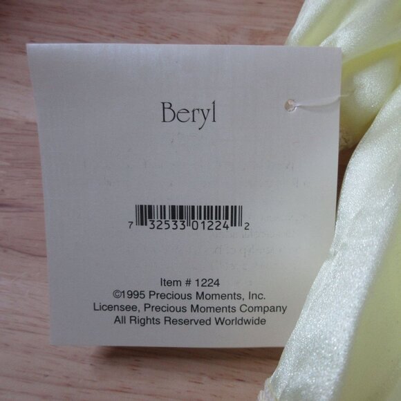 Precious Moments The Precious Jewels 18" Doll Collection Beryl #1224 VTG 1995 - Picture 5 of 10